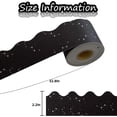 thumbnail image 2 of Glitter Wall Decor,QZS Durable Bulletin Board Borders for Classroom,32.8Ft Black Glitter Paper Decoration for Classroom,Office, 2 of 6
