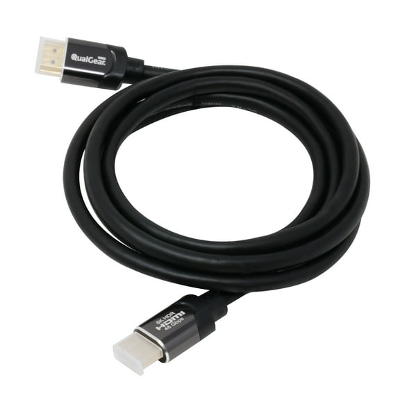 QualGear Ultra High-Speed 8K HDMI Cable - 6 Feet, Black (QG-CBL-HD21-6FT)
