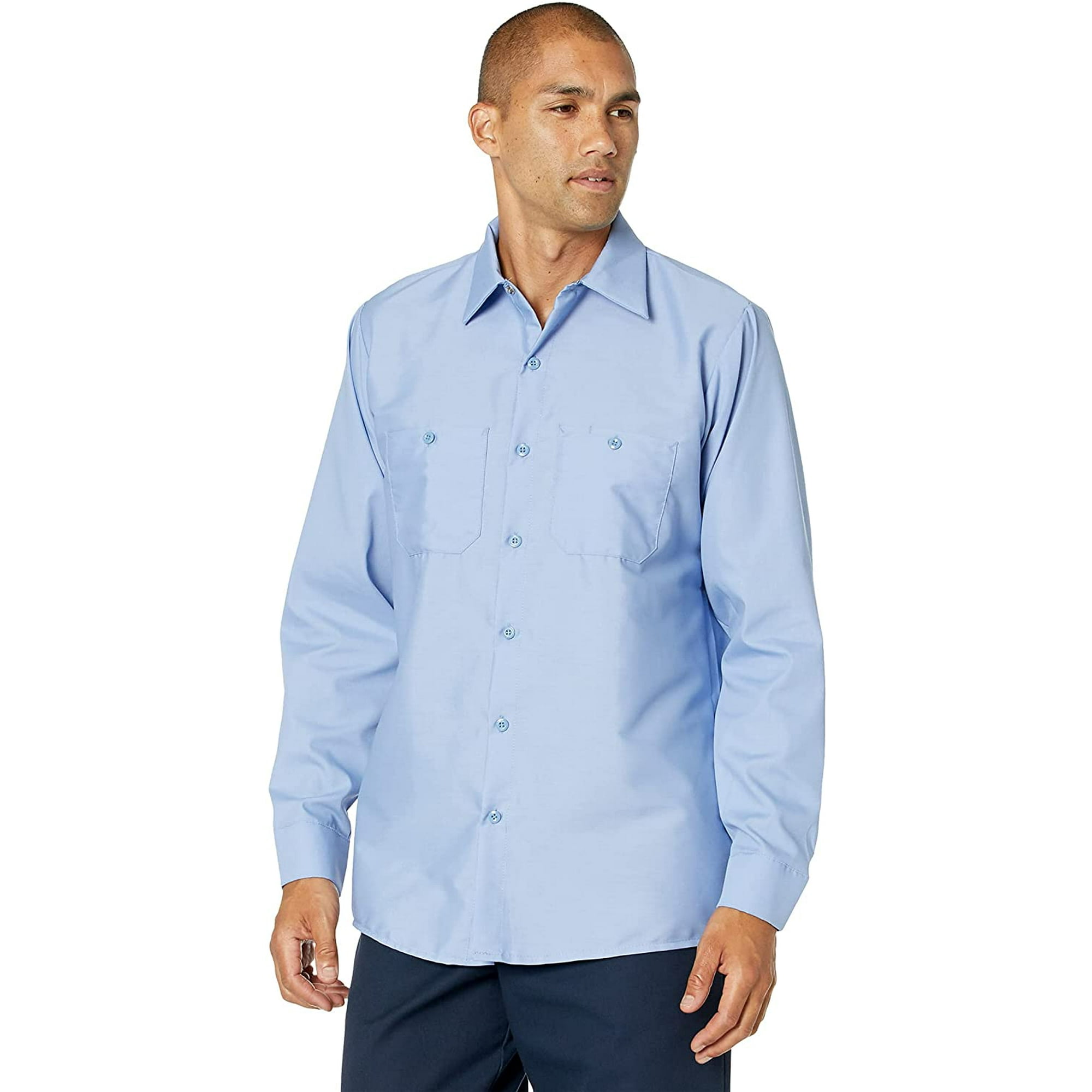 Chemise de Travail Industrielle a Manches Longues Kap Rouge pour Homme