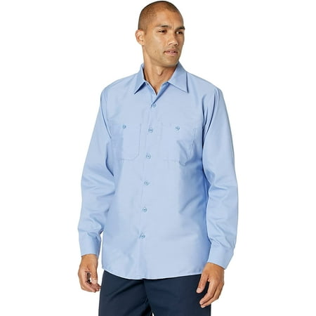 Red Kap Men's Industrial Long Sleeve Work Shirt | Walmart Canada