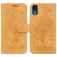 thumbnail image 2 of Mantto Case for Samsung Galaxy A03 Core,Butterfly Rose Embossed Leather Magnetic Folio Card Slots Flip Stand Shockproof Protective Cover,Yellow, 2 of 8