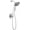 Chrome, variant on Delta T17235-I Saylor Monitor 17 Series Dual Function Pressure Balanced Shower Only -