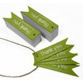 thumbnail image 3 of Inkdotpot Pack Of 50 Real Silver Foil Paper Tags Thank You For Celebrating With Me Birthday Favor Hang Tags, 3 of 6