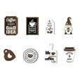 thumbnail image 1 of 12 Piezas De Bandeja Decorativa Con Pisos Para Café, Bandeja Decorativa Con Tema De Café, Letreros De Madera Para Café, Letrero De Café, Bandejas Rústicas Decorativas Para El Hogar, Decoración Para, 1 of 8