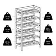 thumbnail image 3 of Winsome Silvi Wine Rack, 30-Bottle, - 6-Tier Walnut finish, 3 of 9