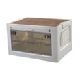 thumbnail image 3 of Caja Plegable para Acampar, Organizadores de Armario Plegables, con Luz, Armarios Esenciales para Dormitorios, Trasteros, Contenedores de Almacenamien Claro, 3 of 8