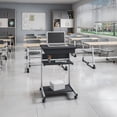thumbnail image 6 of Techni Mobili Rolling Laptop Cart with Storage, Graphite RTA-B018-GPH06, 6 of 9