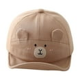 thumbnail image 2 of Summer Toddler Baseball Hat Outdoor Infant Baseball Cap Cotton Baby Boy Sun Hats 5M-18M Coffee 5-18 Months, 2 of 5