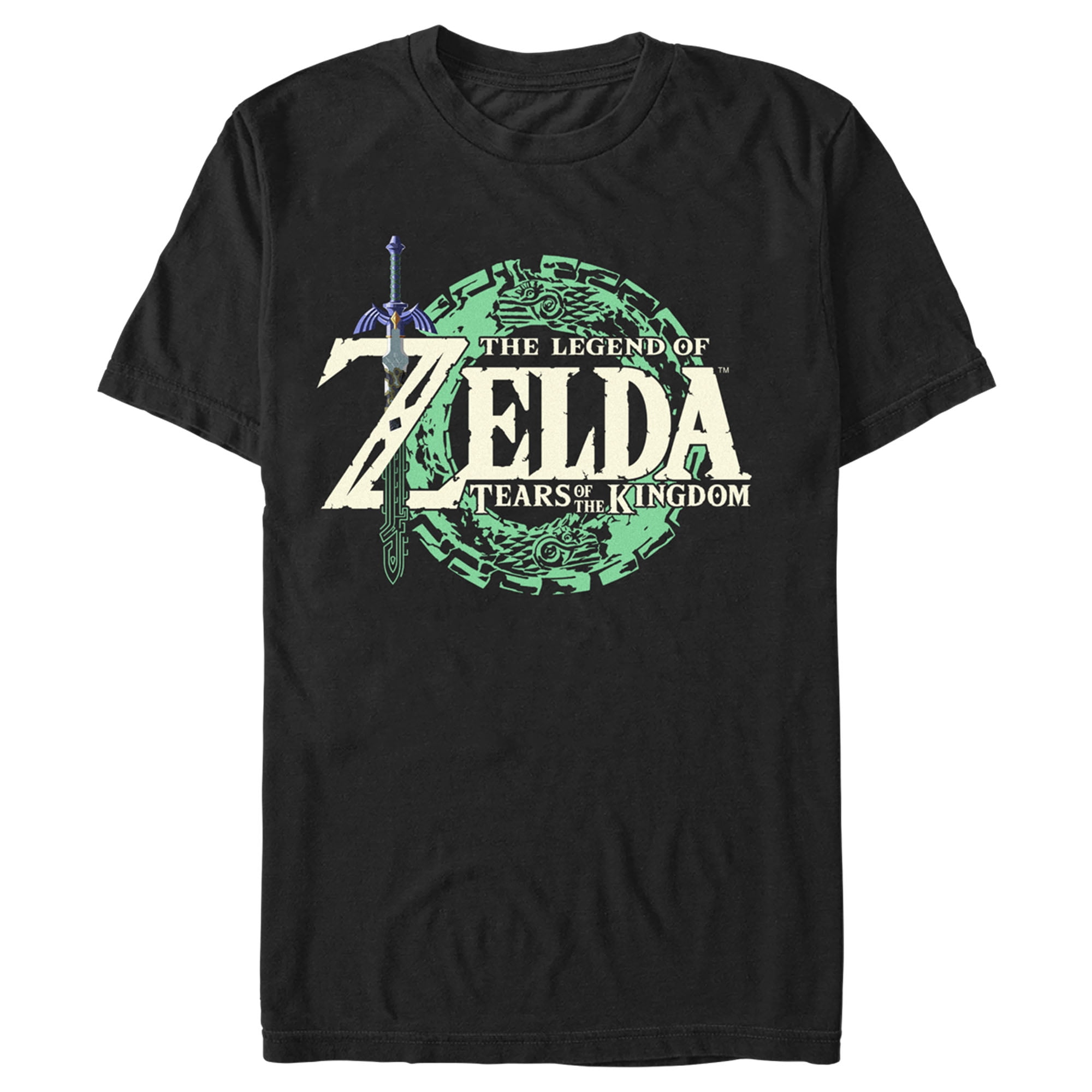 Men's Nintendo The Legend of Zelda: Tears of the Kingdom Game Logo Graphic Tee Black X Large