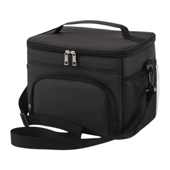 Dvumao Organizers and Storage, Large Insulated Lunch Bag 15L Reusable Lunch Box for Office Picnic Hiking Beach Leakproof Cooler Tote Bag Organizer with Adjustable Shoulder Strap, Man Gifts