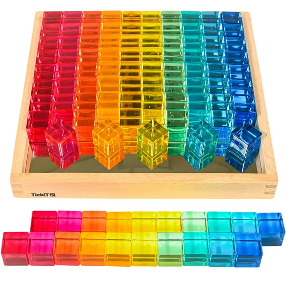 TickiT Gem Cube Mirror Tray