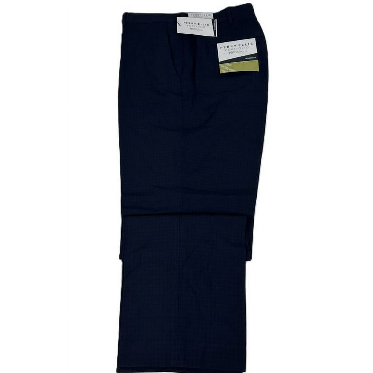 green emerald velvet dress Slim Fit Checkered Suit Pant – Perry Ellis