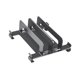 thumbnail image 5 of Soporte para portátil y otros dispositivos, soporte de escritorio de acero al carbono, soporte de silicona para portátiles gaming gris, 5 of 6
