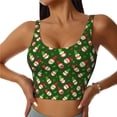 thumbnail image 2 of Picia Gnomes In Caps Sports Bra for Women,Padded Strappy Sports Bras Medium Support Yoga Bra with Removable Cups,Running Yoga Bra-Large, 2 of 9