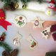 thumbnail image 3 of Adornos colgantes de madera KAIYANG 40 piezas para manualidades de bricolaje decoraciones navideñas, 3 of 5