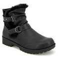 thumbnail image 2 of JBU by Jambu Womens Indiana Faux Fur Faux Leather Ankle Boots, 2 of 7