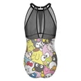 thumbnail image 5 of Hello Kitty Women's One Piece Swimsuit High Neck Tummy Control Swimwear Bathing Suit, 5 of 7