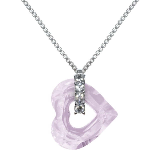 Collar con Cristal Swarovski Jands Joyeria y Moda Baño de Oro 18k Rosa M
