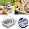 thumbnail image 2 of Binwennn Folding Picnic Multifunctional Picnic Outdoor Storage Multifunctional Folding Toy Storage Folding Organizer for Kitchen Glass Fruit Containers for Fridge Marinating Container Sticky Rice Prep, 2 of 8