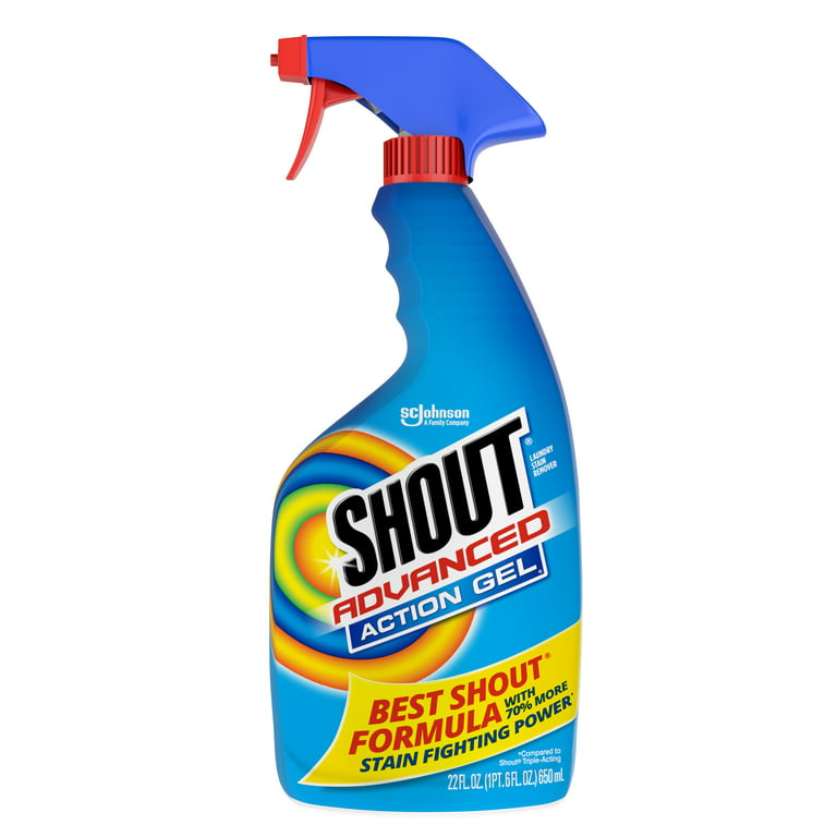 Shout Advanced Action Gel Laundry Stain Remover Spray - 22 Fl Oz