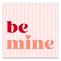 Creative Products Be Mine Stripes 16 x 16 Canvas Wall Art