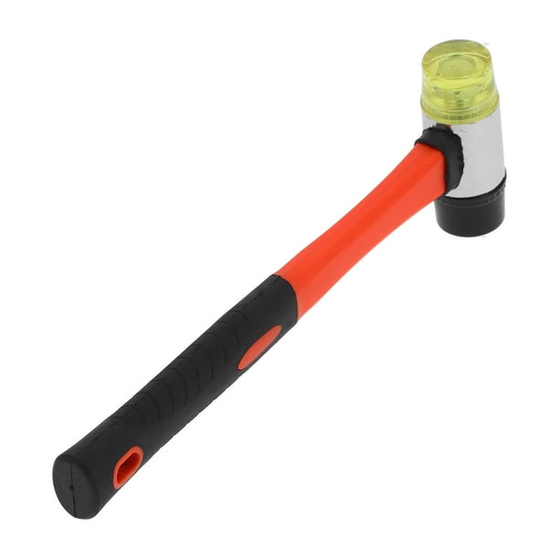 Martillo De Goma Mini Mazo Con Mango De Fibra De Vidrio Liviano Para Instalación En Piso ANGGREK