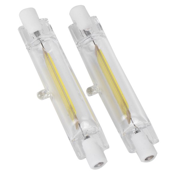 Light Bulb Cob Bulb Double Ended Bulb R7s Bulb 2Pcs R7S COB Bulb 5W 78mm Highlight Double Ended Flood Light Source Accessory 230VCold White 6000K