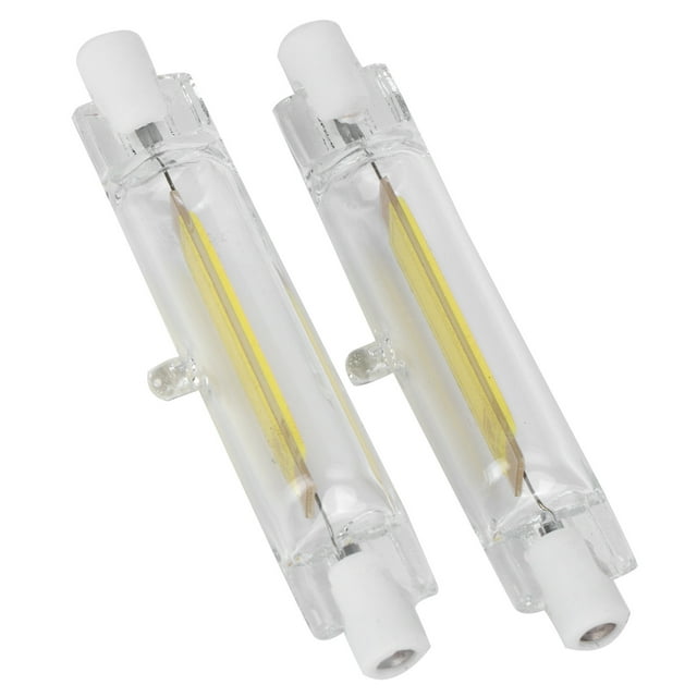 2Pcs R7S Cob Ampoule 5W 78mm Mettre en Évidence Double Fin Accessoire de Source de Lumière d'Inondation 230VCold Blanc 6000K