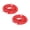 Red-5Feet, variant on 2 Pack Telephone Cord, Phone Cord Works with All Corded Landline Phones,Handset Cord, Universally Compatible,for Use in Home or Office, Telephone Accessory