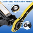 thumbnail image 3 of cyrico Scissor Jack, Portable Universal Car Tire Jack kit with Ratchet Wrench & Work Gloves, Upgraded Emergency Spare Tire Repair Tool for Auto, SUV, MPV, 3 of 7