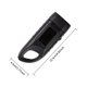 thumbnail image 2 of Linterna de supervivencia LED recargable con mosquetón para aventuras al aire libre Linterna de emergencia solar y con manivela, 2 of 5