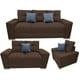 thumbnail image 1 of Sala Modular 3-2-1 El Bazar Store Chocolate Sofa Love Seat Sillon, 1 of 8