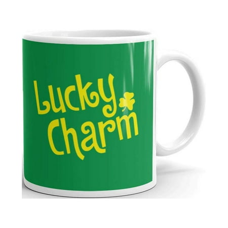 

Lucky Charm Mug Irish Funny Coffee Tea Ceramic Mug Office Work Cup Gift 11 oz