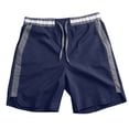 thumbnail image 5 of Men's Cotton Drawstring Shorts Pockets Solid Color Side Shorts Summer Shorts Loose With Pockets Straight Leg Comfortable Casual Everyday Outdoor Vacation Shorts, 5 of 6