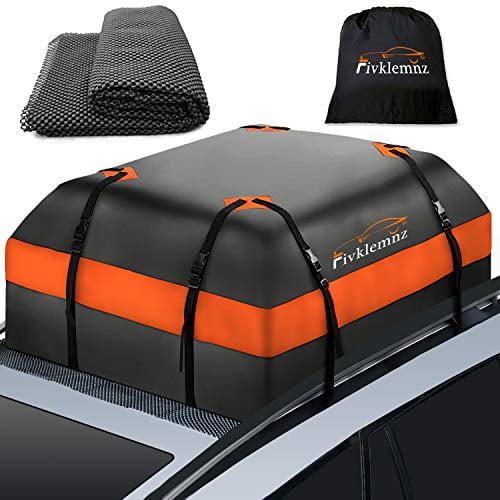 Waterproof Cargo Carrier with Non-Slip Mat and 5 Straps Suitable for Cars with or Without Racks ARTIPOLY 15 Cubic Car Roof Bag Waterproof Cargo Carrier with Non-Slip Mat and 5 Straps Suitable for Cars with or Without Racks ARTIPOLY 15 Cubic Car Roof Bag