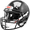 Black, variant on Riddell Speed Icon Youth Helmet, White/Gray X-Large