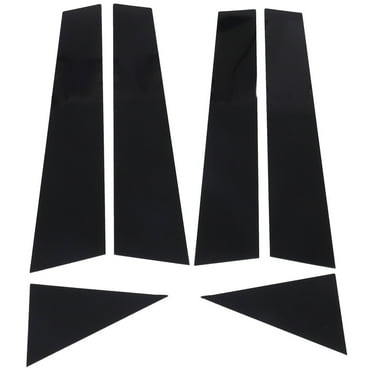 CCIYU Vehicle Window Pillar Post Trim Compatible for Volkswagen for Passat ,for Volkswagen for Passat 1.8L,for Volkswagen for Passat 2.0L/2.5L/3.6L Door Trim Piano Pillar Post 6PCS Black