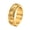 Gold, variant on Men Women's Rotatable Spiders Animal Ring Jewelry Black Size 10