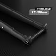 thumbnail image 4 of 700C Carbon fiber bicycle Road CX Gravel Bike 1-1/8 to 1-1/2 tapered Fork  Flat mount Disc Brake Fork 12mm thru axle, 4 of 5