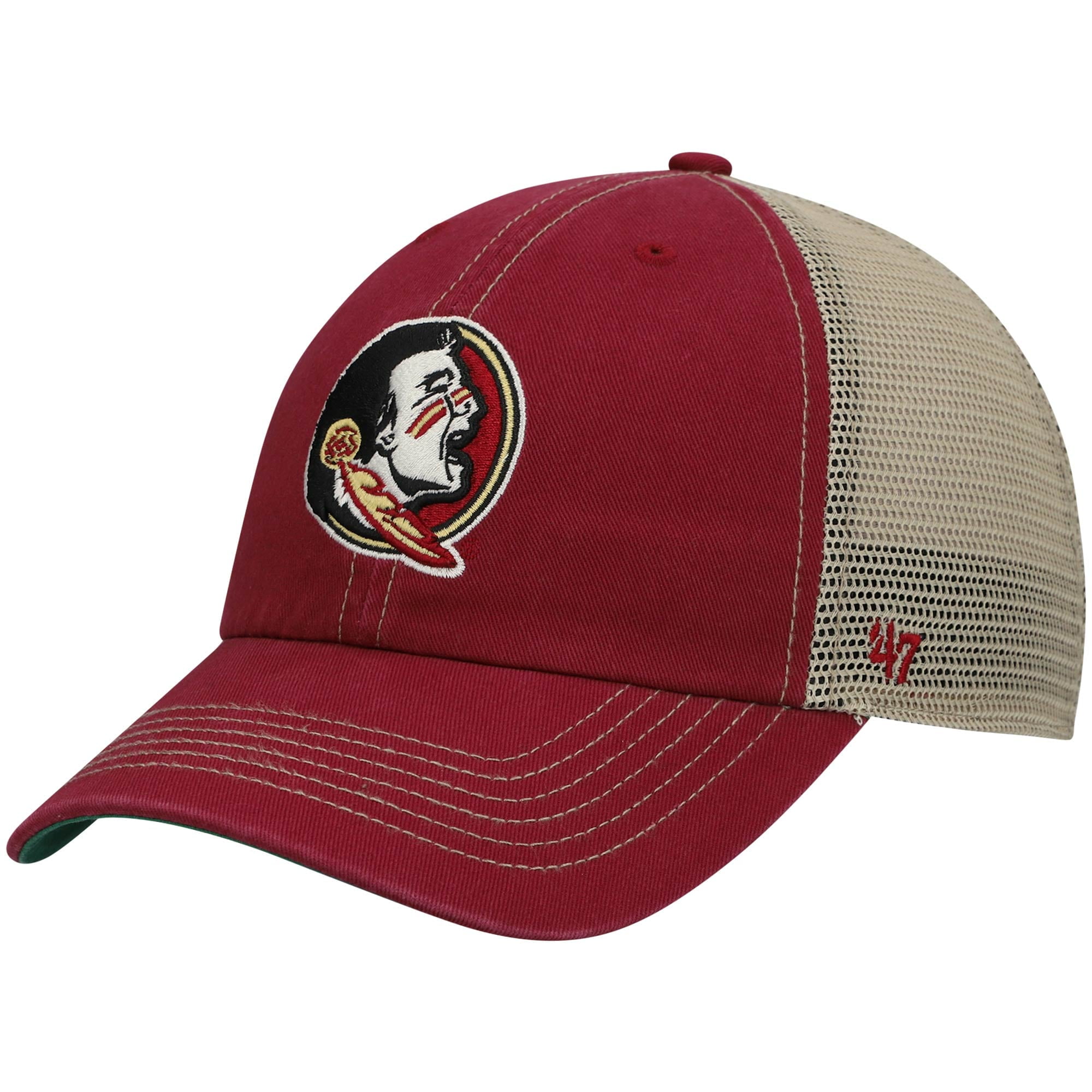 Trucker Snapback Hat - Maroon - OSFA 