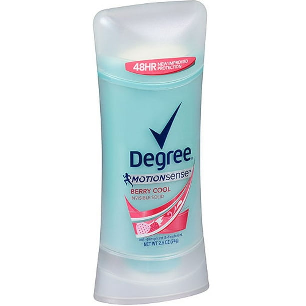 Degree MotionSense Invisible Solid Anti-Perspirant & Deodorant, Berry ...