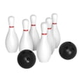 thumbnail image 1 of Juego de bolos para niños CUTICAT 6 bolos 2 bolas divertido juguete deportivo interior, 1 of 8
