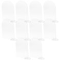 thumbnail image 5 of GAXIRE 30 juegos de letreros acrílicos para números de mesa, con soporte, para bodas, en blanco, 5 of 5