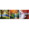 thumbnail image 2 of 4 Season Wall Art for Home Decor Four Season Tree Wall Art 4 Seasons Tree Art Four Season Picture Ptint on Canvas Colorful Tree Canvas Wall Art Stretched and Framed, Each 12x12inch, 3Pcs/Set, 2 of 6