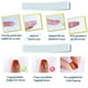 thumbnail image 2 of 24 uñas postizas mate color puro medio largo Stiletto almendra prensa en uñas puntas postizas manicura de dedos artificiales para mujeres y niñas (negro) Adepaton JQWJ509-5, 2 of 2