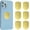 Golden-6pcs, variant on WeLohas Cell Phone Sticker, Provide Health Protection,Works for Smart Phone, Laptops,Tablets,Pad,All Electric Devices (Golden）