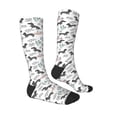 thumbnail image 3 of Balery Dachshund Dog Puppy Printed Novelty Socks Men's Women's Crew Socks Sports Socks Knee High Socks Cotton Socks Quirky and Cool Socks, 3 of 9