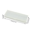 thumbnail image 3 of Student Organizer Pen Pouch Pencil Case Translucent Frosted Stationery Case, 3 of 4