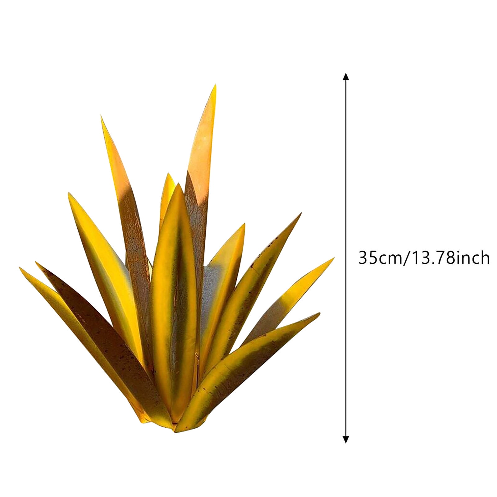 Vikakiooze Home Decor , Diy Metal Art Tequila Rustic Sculpture Garden Yard Sculpture Home Decor 9 leaves