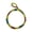 Green, variant on YIFAEUX Parrot Ring Hand-woven Hook Design Relieve Boredom Plush Bird Parrot Cage Swing Toy Pet Supplies